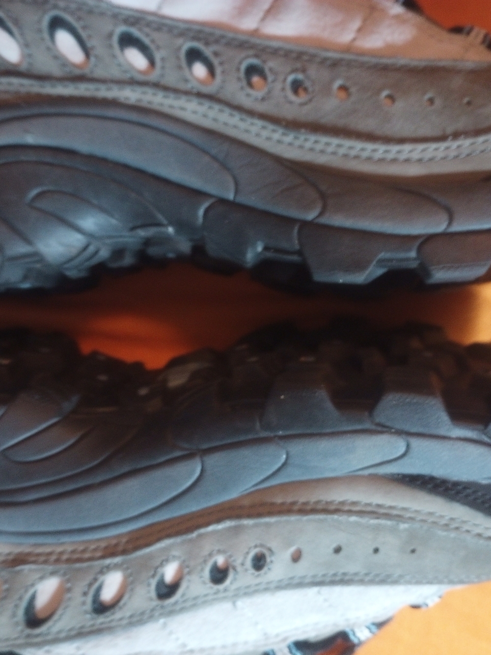 Merrell Lace-Up Hiking Boots in Gray and Black - Picture 8 of 9